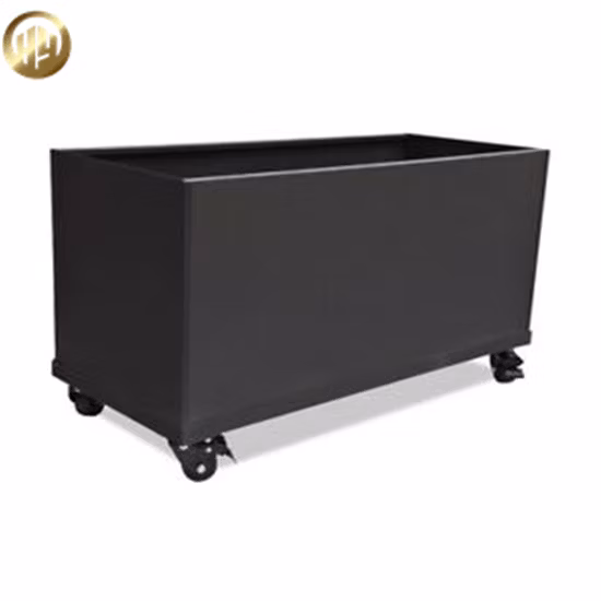 Proveedor de jardines Jardinera cortada con láser Macetas de acero corten