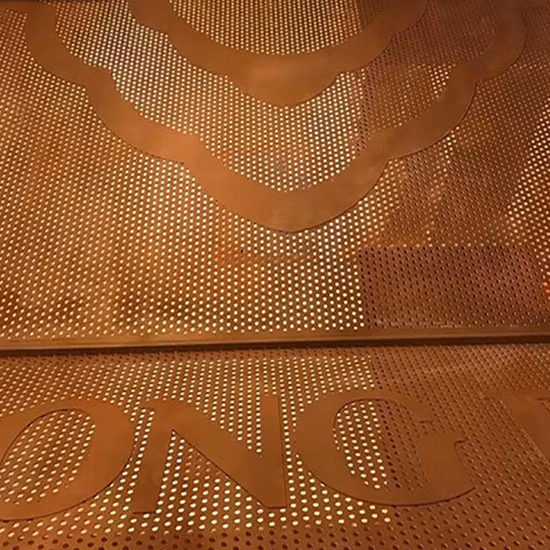 Placa de acero resistente a la intemperie/hoja de acero Corten Contenedor Cortena Cortena