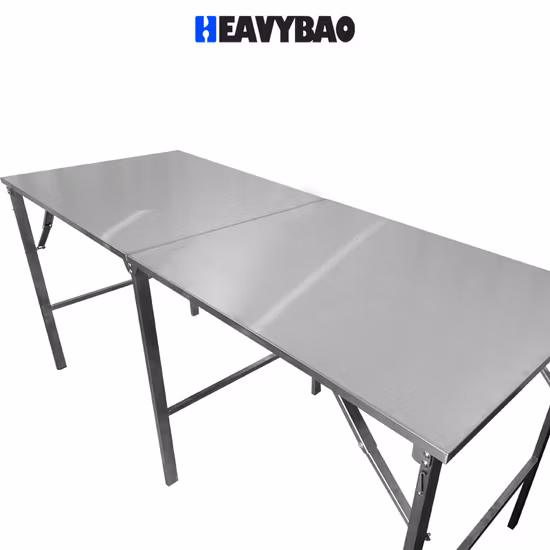 Mobiliario industrial para restaurante, mesa de trabajo y preparación de acero inoxidable, banco de trabajo de cocina, equipo de catering comercial